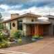 modern home exterior design with landscaping and hilltop view in Ashland, Oregon